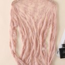  Long Sleeve Mesh Top 