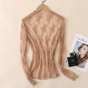  Long Sleeve Mesh Top 
