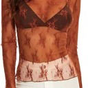  Long Sleeve Mesh Top 