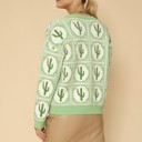  Cactus tile cardigan