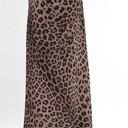  Leopard Print Midi Skirt