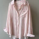 Small Pink Striped button down shirt