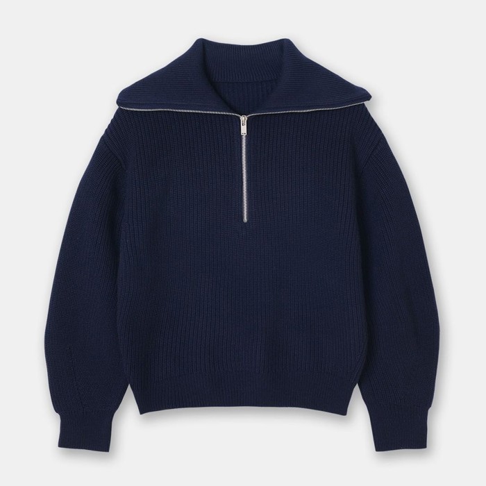 Half Zip Knit Sweater