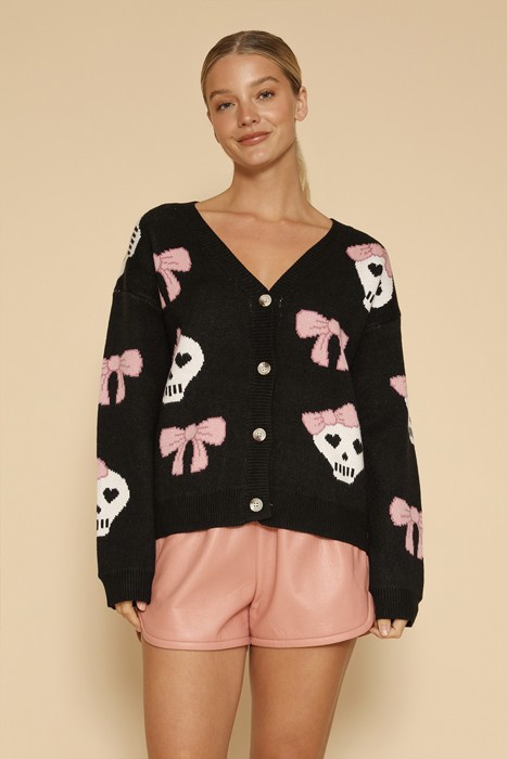 Halloween Cardigan Button Down