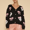  Halloween Cardigan Button Down