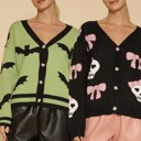  Halloween Cardigan Button Down