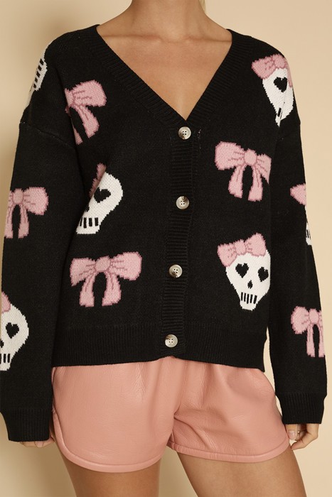 Halloween Cardigan Button Down
