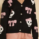  Halloween Cardigan Button Down