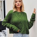  Cropped Knit Sweater