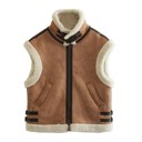  Suede vest