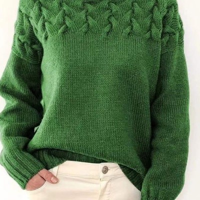 Mock Knit Sweater