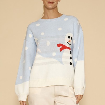 Snow day knit sweater