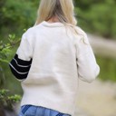  Knit Buttoned Front Cardigan