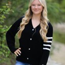 Knit Buttoned Front Cardigan