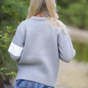  Knit Buttoned Front Cardigan