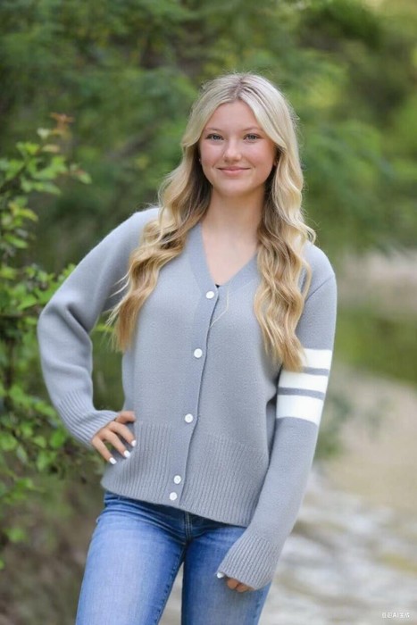 Knit Buttoned Front Cardigan