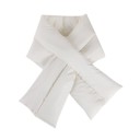 White Puffer scarf