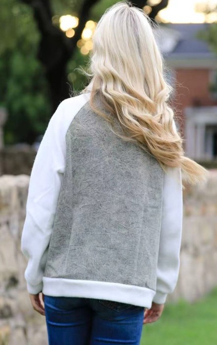 Zip-Up Denim Jacket