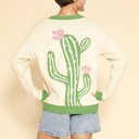  Cactus Flower Cardigan