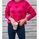  All over Heart Sweater 