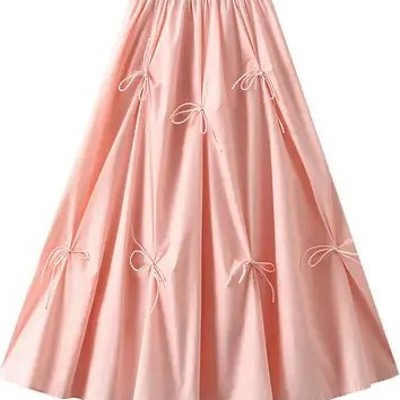 High Waisted Bow Skirt