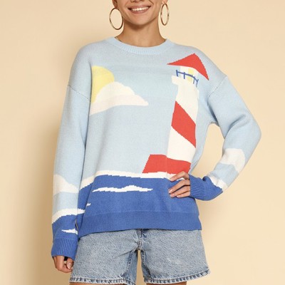Lighthouse knit sweater