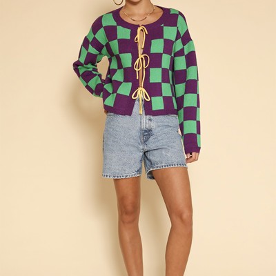 Mardi Gras Cardigan