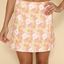 Small Floral Mini Skirt