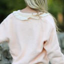  Front Tie Ruffled Cardigan
