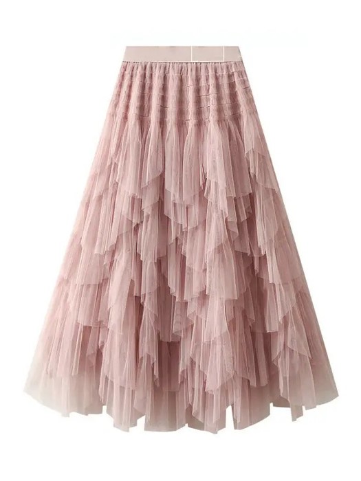 Layered Midi Skirt