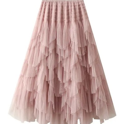 Layered Midi Skirt
