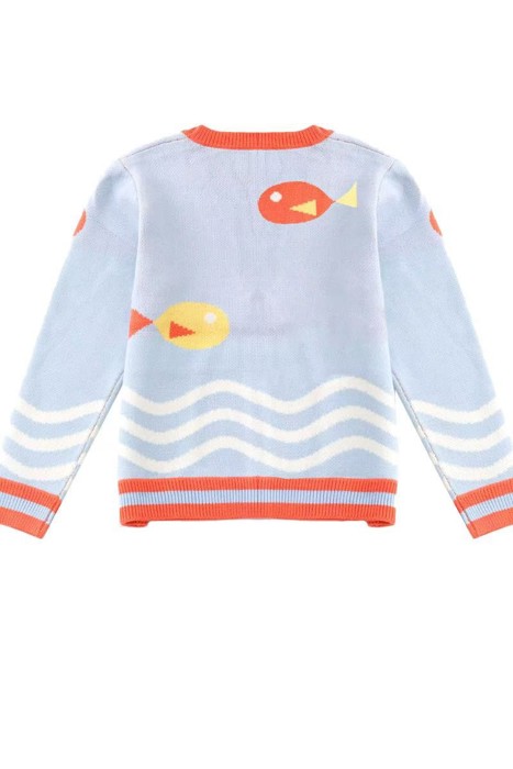 Fish bowl knit cardigan
