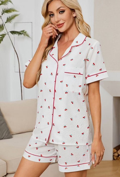Cherry Pajama Set