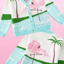  Flamingo Pond Cardigan