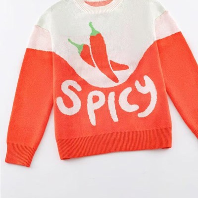 Feeling spicy knit sweater