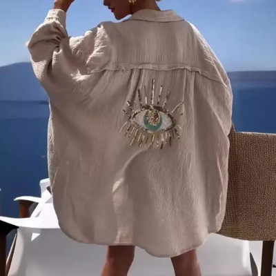 Evil Eye Sequin shirt
