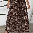  Leopard Maxi Skirt