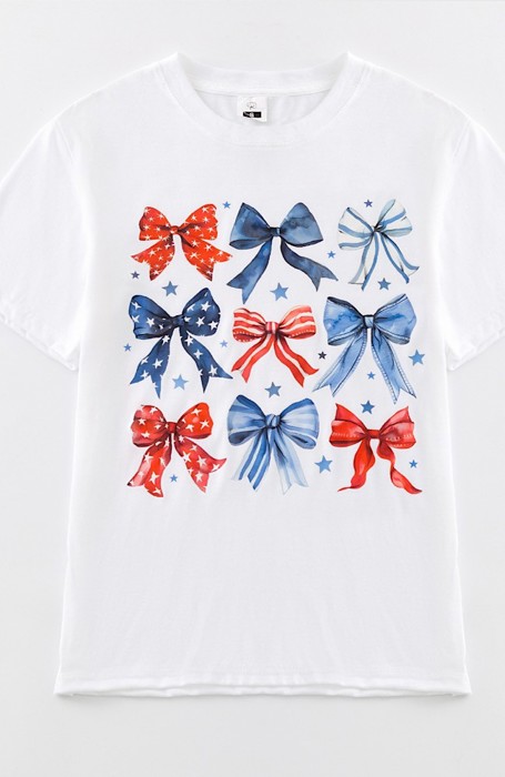 Bow Print Tee