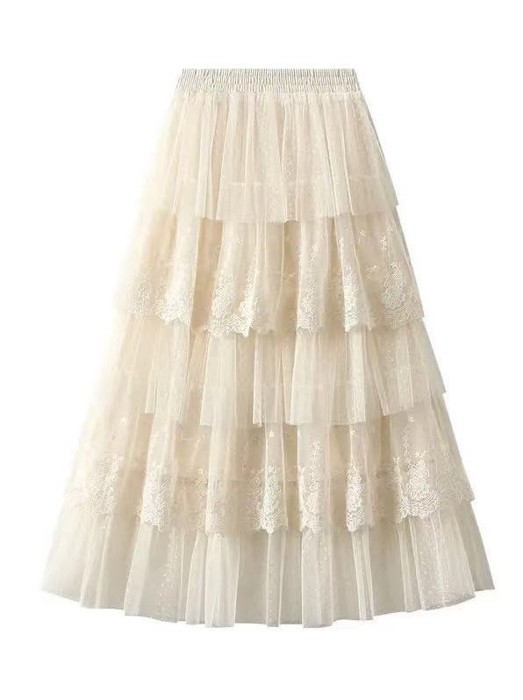 Layered Lace Skirt