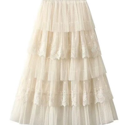 Layered Lace Skirt