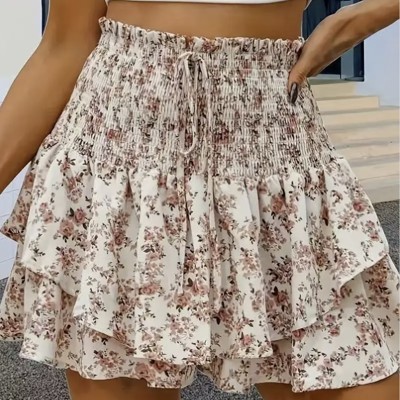 Floral Mini Skort