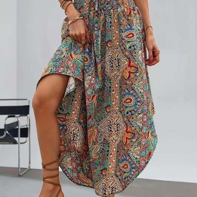 Paisley Maxi Skirt
