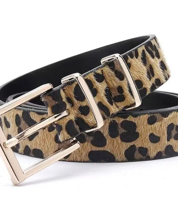 Leopard Print Belt 