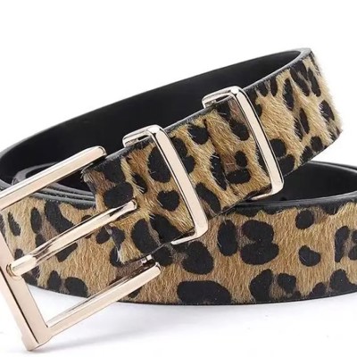 Leopard Print Belt 