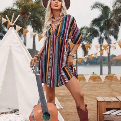 Striped Mini Dress