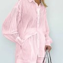 Small Pink 2-piece matching long sleeve and shorts set