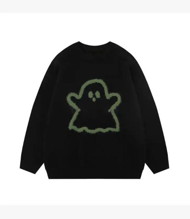 Glow-in-the-Dark Ghost Sweater
