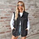  Sleeveless Denim Jacket