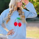  Cherry Blossom Knit Sweater