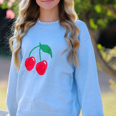 Cherry Blossom Knit Sweater